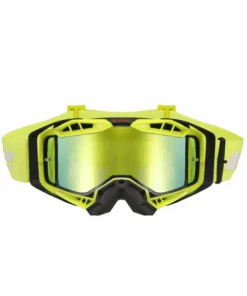 LS2 Aura Pro Goggle Black Hiv Yellow With Iridium Visor-LS2