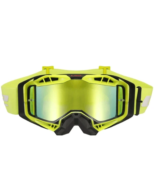 LS2 Aura Pro Goggle Black Hiv Yellow With Iridium Visor-LS2 3 LS2 Aura Pro Goggle Black Hiv Yellow With Iridium Visor-LS2