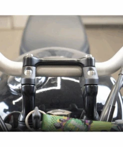 Zana Offset Handle Bar Riser Black For Triumph Speed 400 - ZI-8357-Zana