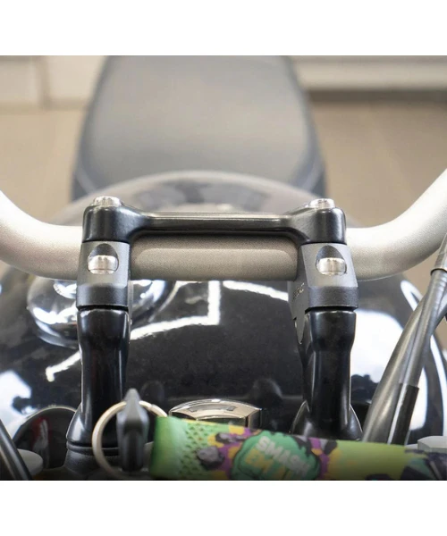 Zana Offset Handle Bar Riser Black For Triumph Speed 400 - ZI-8357-Zana 3 Zana Offset Handle Bar Riser Black For Triumph Speed 400 - ZI-8357-Zana