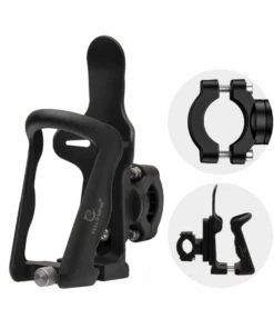 Yellowfin Water Bottle Holder For Bike With Handlebar Bracket & Rear View Mirror Mount - Bottle Holder HB-Yellowfin