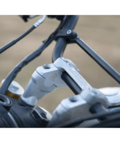 Zana Offset Handle Bar Riser Silver For Triumph Scrambler 400 - ZI-8414-Zana