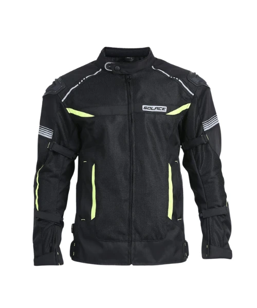 Solace Ramble V2 Motorcycle Riding Jacket - Black Neon-Solace 3 Solace Ramble V2 Motorcycle Riding Jacket - Black Neon-Solace