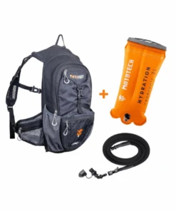 Mototech Stealth Hydration Backpack - 8L + 2l Hydration Bladder Combo - Black-Mototech