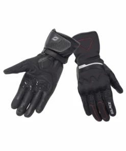 Solace Saga Waterproof Riding Gloves - Black-Solace
