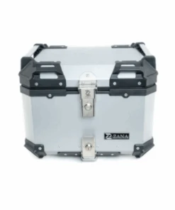 Zana Top Box Aluminium Silver 45Ltr L-Flat - ZI-TB-011-Zana
