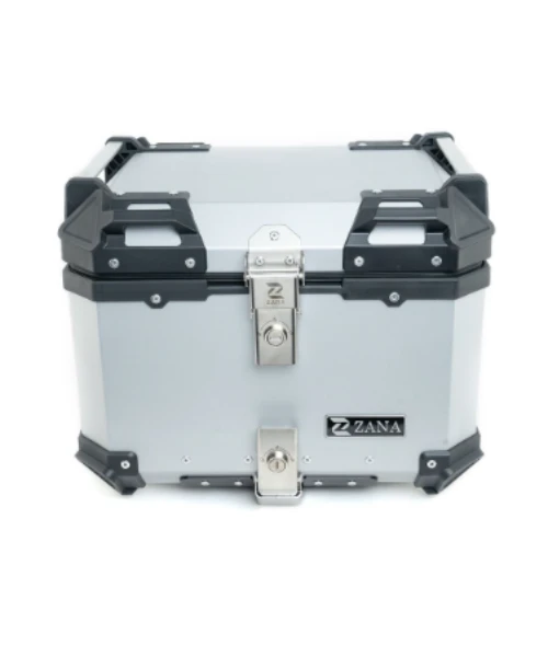 Zana Top Box Aluminium Silver 45Ltr L-Flat - ZI-TB-011-Zana 2 Zana Top Box Aluminium Silver 45Ltr L-Flat - ZI-TB-011-Zana