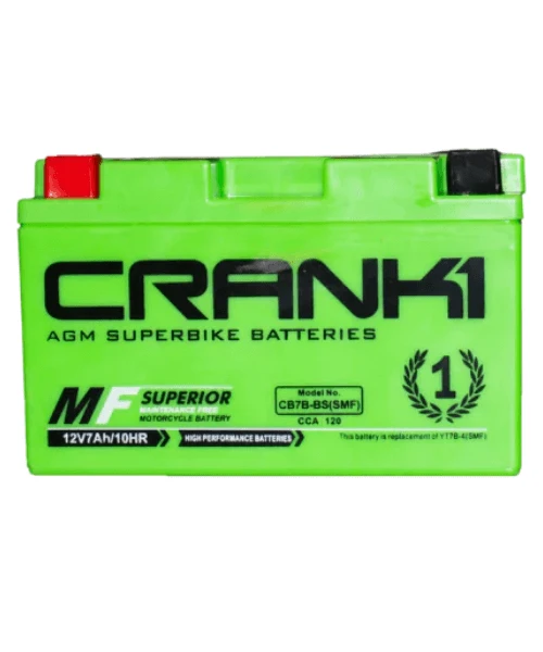 Crank1 Battery - CB7B-BS (SMF)-Crank 1 3 Crank1 Battery - CB7B-BS (SMF)-Crank 1