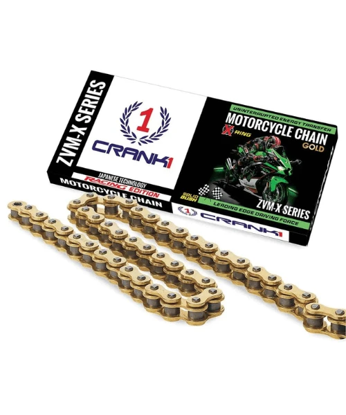 Crank1 Chain For 530 Pitch ZVM-X 120L - Gold-Crank 1 3 Crank1 Chain For 530 Pitch ZVM-X 120L - Gold-Crank 1