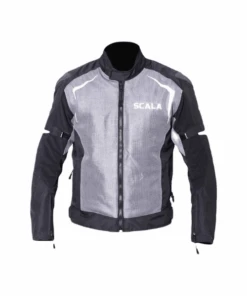Scala Marvel V2 Riding Jacket - Black Grey-Scala Gears