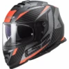 LS2 FF800 Storm Helmet - Racer Gloss Titanium Fluro Orange-LS2 -Motorcycle Riding Equipment Store 1 128 d4d2898f 7380 4689 a325 e037e0533bdf
