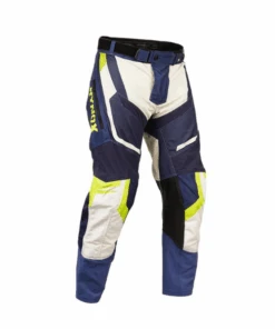 Rynox Dune Neo Offroad Pants - Blue Hi-Viz Green-Rynox