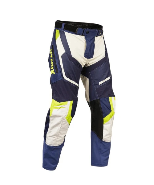 Rynox Dune Neo Offroad Pants - Blue Hi-Viz Green-Rynox 3 Rynox Dune Neo Offroad Pants - Blue Hi-Viz Green-Rynox