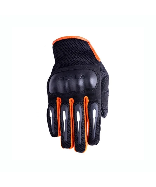 Scala Air Riding Gloves - Black Orange-Scala Gears 3 Scala Air Riding Gloves - Black Orange-Scala Gears