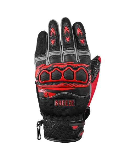 BBG Breeze Riding Gloves - Red-BBG 3 BBG Breeze Riding Gloves - Red-BBG
