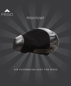 Fego Float - Air Suspension Seat Black Leather Cushion Seat With Air Suspension Technology-Fego
