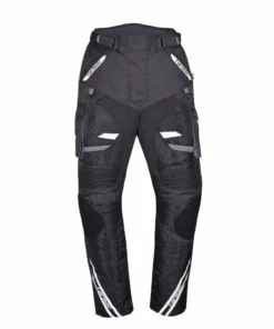 Tarmac Adventure Motorcycle Riding Pants With Knee Sliders- Black-Tarmac
