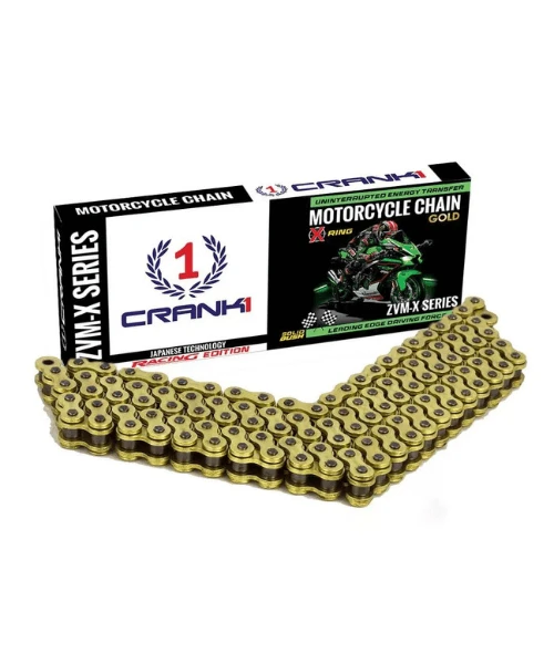 Crank1 Chain For Kawasaki Ninja 1000 525 Pitch ZVM-X 114L - Gold-Crank 1 3 Crank1 Chain For Kawasaki Ninja 1000 525 Pitch ZVM-X 114L - Gold-Crank 1