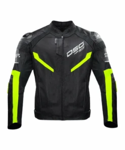 DSG Race Pro V2 Riding Jacket - Black Yellow Fluo-DSG