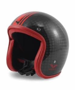 Vardenchi Carbon Large Weave Half Face Helmet (LW)-Vardenchi