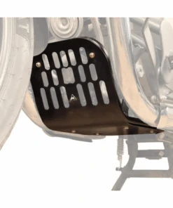 Auto Engina Super Meteor 650 Bash Plate With Support Frame - Black-Auto Engina