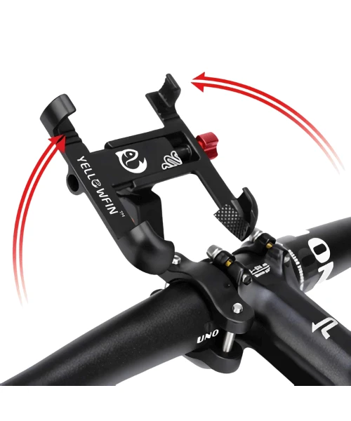 Yellowfin Claw-Grip Mobile Phone Holder Mount Without Charger - Max Black-Yellowfin 3 Yellowfin Claw-Grip Mobile Phone Holder Mount Without Charger - Max Black-Yellowfin