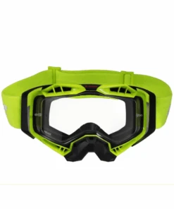 LS2 Aura Goggle Black Hiv Yellow With Clear Visor-LS2