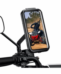 Yellowfin Fully Waterproof Mirror Mount Mobile Phone Holder Without Charger - M18L-B2 Mirror Mount-Yellowfin