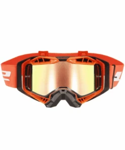 LS2 Aura Pro Goggle Black Hiv Orange With Iridium Visor-LS2