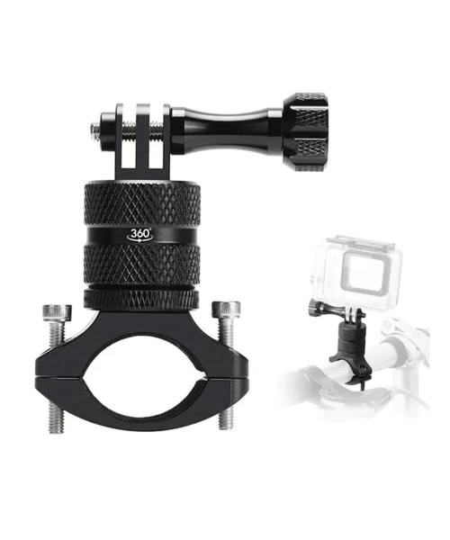 Yellowfin Handlebar Action Camera Mount Aluminium Alloy - MINI-ACT-BLACK-Yellowfin 3 Yellowfin Handlebar Action Camera Mount Aluminium Alloy - MINI-ACT-BLACK-Yellowfin