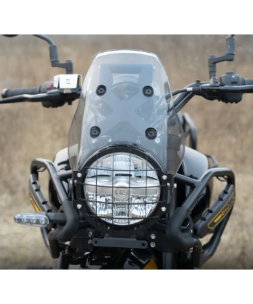 Zana Head Light Guard For Himalayan 450 Black Stainless Steel Type-1 - ZI-8436-Zana 3 Zana Head Light Guard For Himalayan 450 Black Stainless Steel Type-1 - ZI-8436-Zana