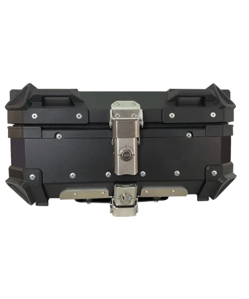 Asiatic Aluminium Top Box 22L Without Backrest - Black-Asiatic 3 Asiatic Aluminium Top Box 22L Without Backrest - Black-Asiatic