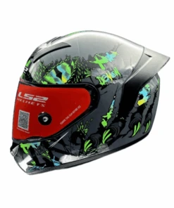 LS2 FF352 Rookie Demon Helmet - Dark Grey Green-LS2