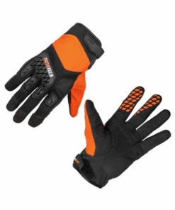 Mototech Reflex Air Flo Dual Sport Motorcycle Riding Gloves - Orange-Mototech