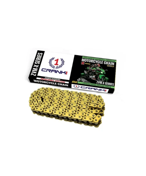 Crank1 Chain For Kawasaki Ninja 650 (2017 Onward) 520 Pitch ZVM-X 114L - Gold-Crank 1 3 Crank1 Chain For Kawasaki Ninja 650 (2017 Onward) 520 Pitch ZVM-X 114L - Gold-Crank 1