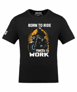 Fast Bend Born To Ride Tshirt - Black-Fast Bend