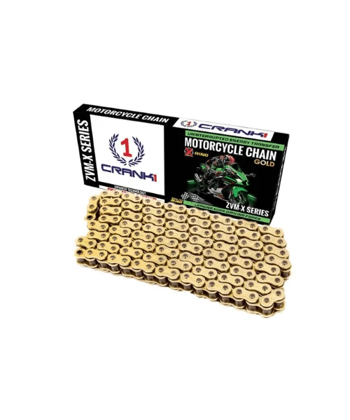 Crank1 Chain For Kawasaki Z650 (2017 Onward) 520 Pitch ZVM-X 114L - Gold-Crank 1 3 Crank1 Chain For Kawasaki Z650 (2017 Onward) 520 Pitch ZVM-X 114L - Gold-Crank 1