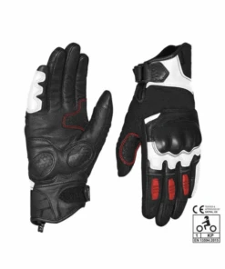 Viaterra Holeshot Summer Mesh Hybrid Gloves - Red-Viaterra