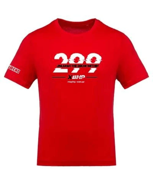 Fast Bend Unleash The Biker Tshirt - Red-Fast Bend 3 Fast Bend Unleash The Biker Tshirt - Red-Fast Bend