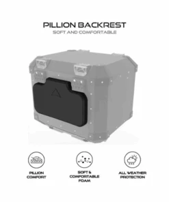 Auto Engina Backrest For Topbox - Black-Auto Engina