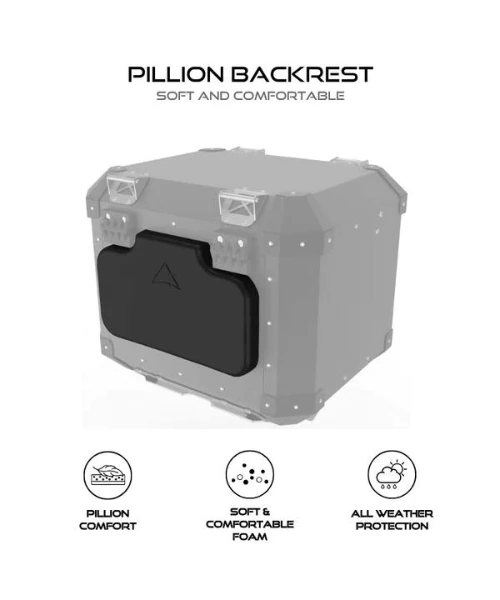 Auto Engina Backrest For Topbox - Black-Auto Engina 3 Auto Engina Backrest For Topbox - Black-Auto Engina