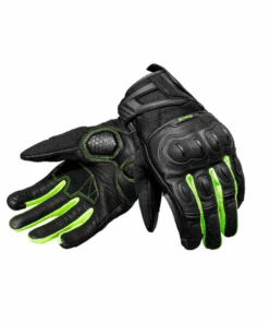 Raida AirWave Motorcycle Riding Gloves - Black Hi-Viz-Raida