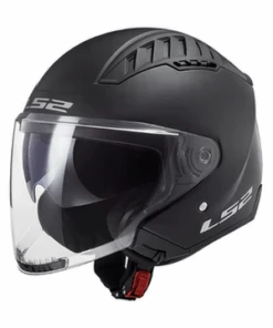 LS2 OF600 Copter Helmet - Solid Matt Black-LS2