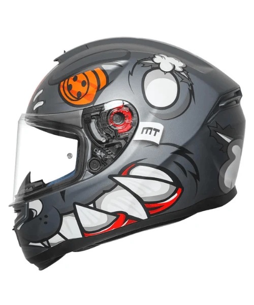 MT Hummer Teedy Helmet - Matt Grey-MT Helmets 3 MT Hummer Teedy Helmet - Matt Grey-MT Helmets