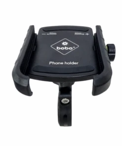 BOBO BM4 Jaw-Grip Bike / Cycle Phone Holder Motorcycle Mobile Mount - Black-BOBO
