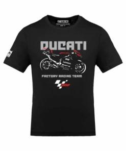 Fast Bend MotoGP Ducati Tshirt - Black-Fast Bend