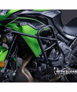 Zana Crash Guard With Slider Black For Kawasaki Versys 650 BS6 (2016-2023) - ZI-5039-Zana