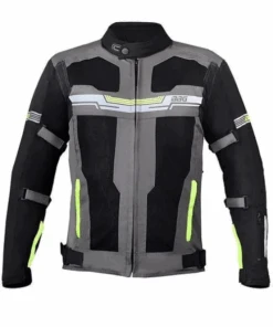 BBG Marshal Motorcycle Riding Jacket With Rain And Thermal Liner - Neon-BBG