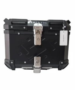 Asiatic Aluminium Top Box 36L Without Backrest - Black-Asiatic