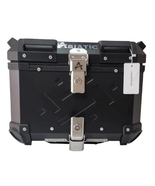 Asiatic Aluminium Top Box 36L Without Backrest - Black-Asiatic 3 Asiatic Aluminium Top Box 36L Without Backrest - Black-Asiatic